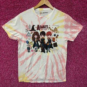 Harry Potter Chibi Hermoine, Ron, Harry tiedye T-shirt size medium